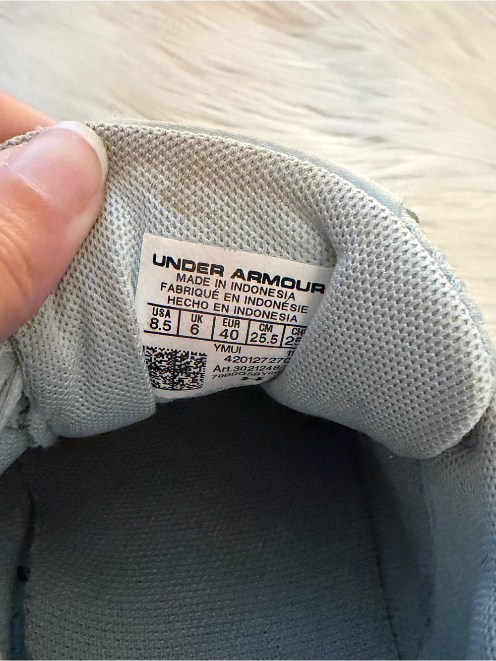 Under Armour Light blue Running Shoes - Picture 6 of 6